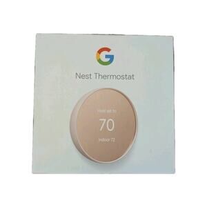 Google Nest Smart Thermostat, Sand - GA02082-US, New , Open Box